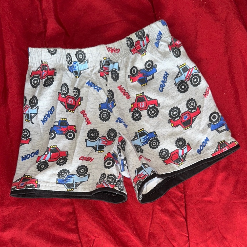 Garanimals Gray Shorts with Colorful Tractor Design